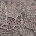 Broderie Chikankari indienne